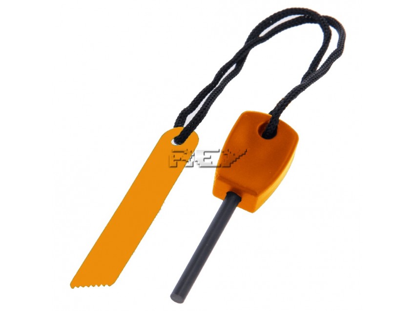 Encendedor PEDERNAL Magnesio Naranja