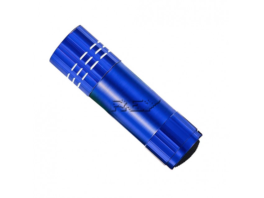 Mini Linterna Llavero LED Aluminio Azul