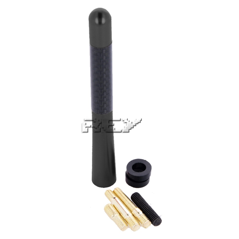Antena Flexible Para Coche Universal - Montaje En Techo Aire Ariel Goma Color Negro C 1151981