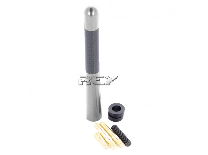 Antena Radio Universal Estilo Varilla Coche 12 Cm Gris