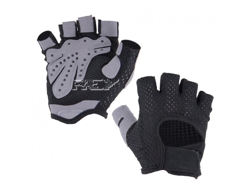 Guantes Gimnasio Acolchado Unisex Talla M Negro
