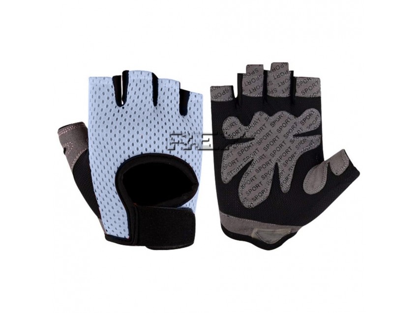 Guantes Gimnasio Acolchado Unisex Talla L Gris