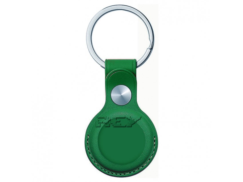 Protector Compatible Airtag tipo Llavero Maletas, Mascotas Verde
