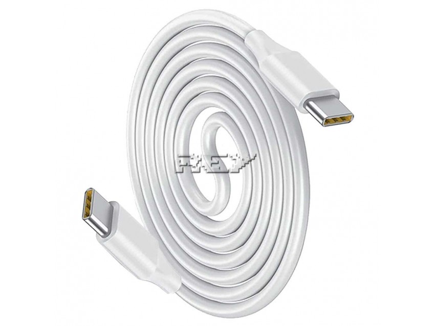 Cable USB Tipo C 3.2 Macho USB Tipo C 3.2 Macho 3M Carga Rápida Blanco