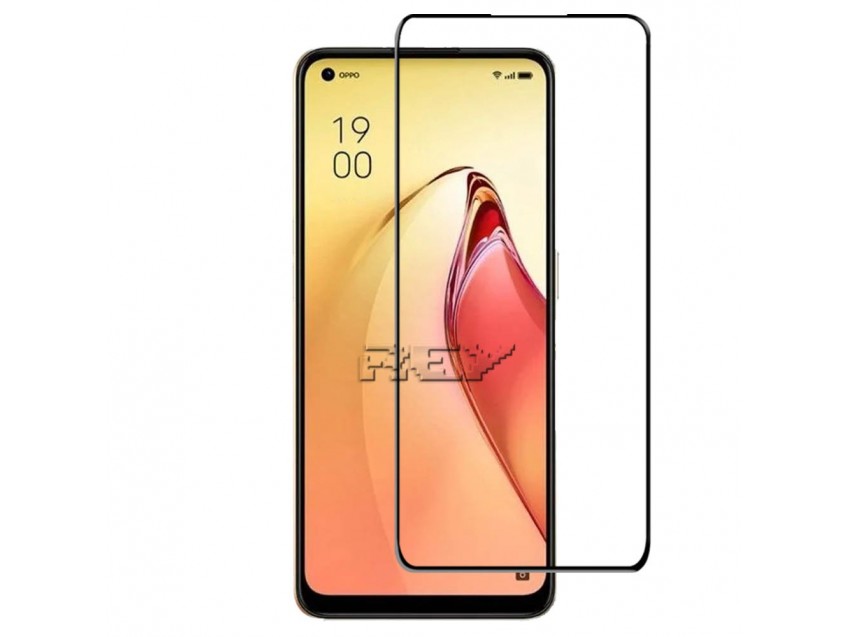 Protector Pantalla OPPO RENO8 PRO+ Cristal Templado 3D Negro 9H+