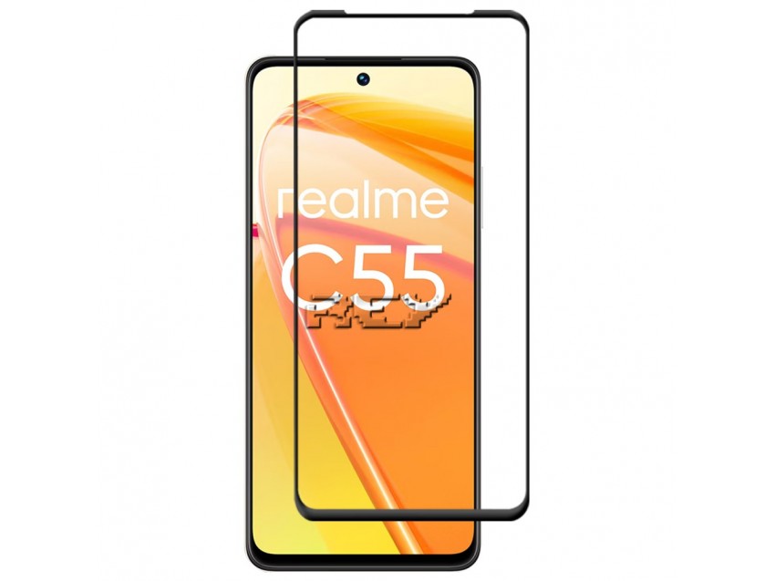 Protector Pantalla OPPO REALME NARZO N55 Cristal Templado 3D Negro