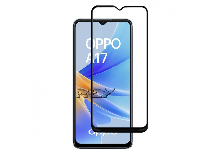 Protector Pantalla OPPO A17 Cristal Templado 3D Negro