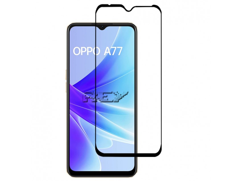 Protector Pantalla OPPO A77 5G Cristal Templado 3D Negro