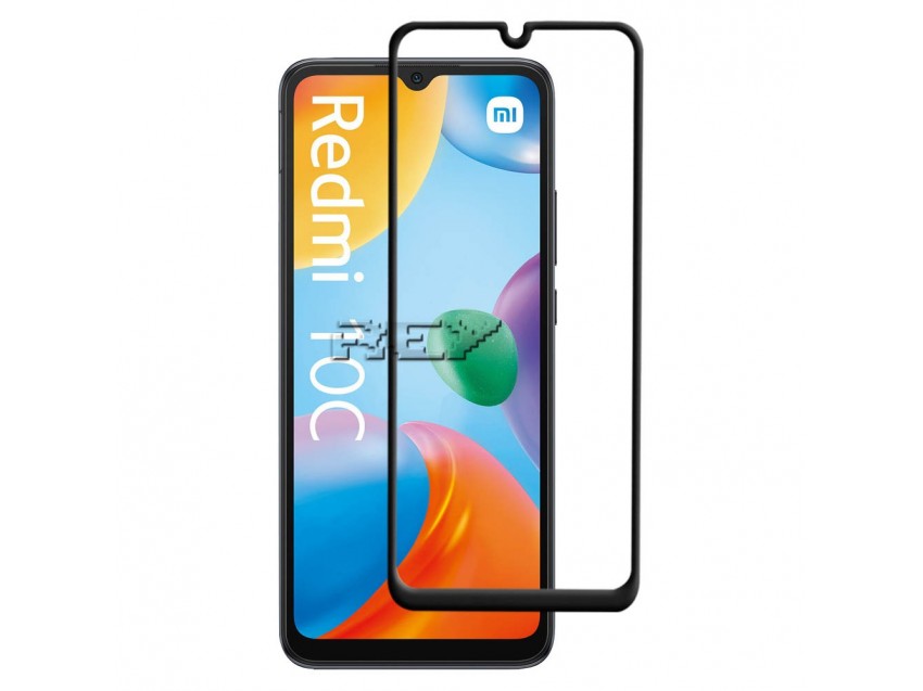 Protector Pantalla XIAOMI REDMI 10C Cristal Templado 3D Negro