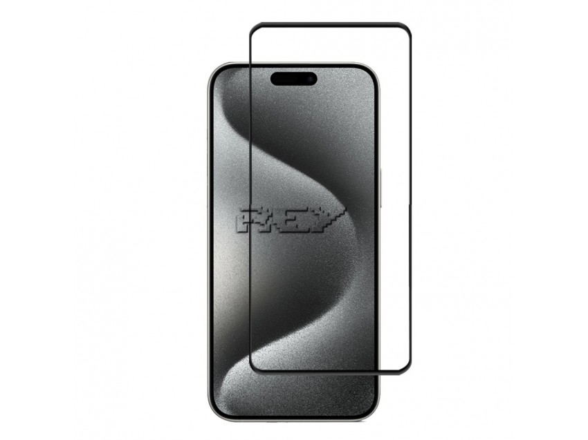 Protector Pantalla IPHONE 15 PRO MAX 6,7" Cristal Templado 3D Negro