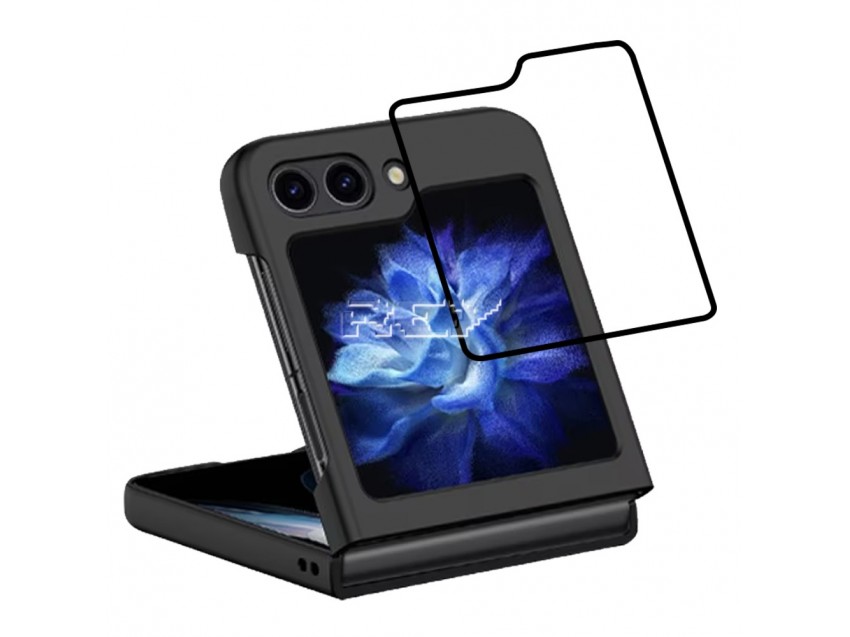 Protector Pantalla SAMSUNG GALAXY Z FLIP5 Cristal Templado 3D Negro