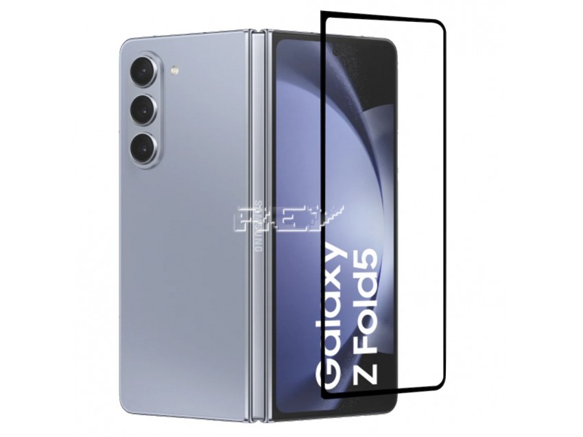 Protector Pantalla SAMSUNG GALAXY Z FOLD5 Cristal Templado 3D Negro