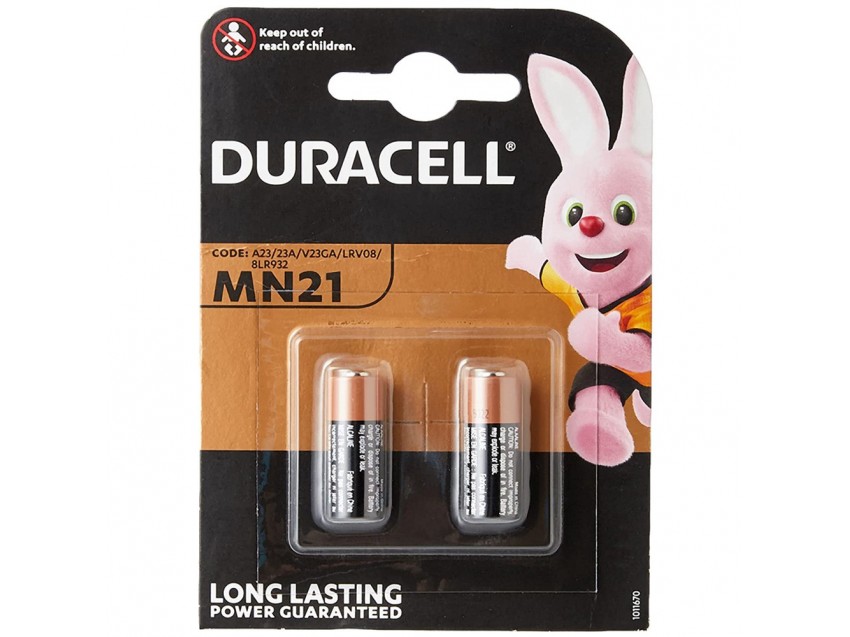 Pack 2 Pilas DURACELL A23 (mn21) 12V