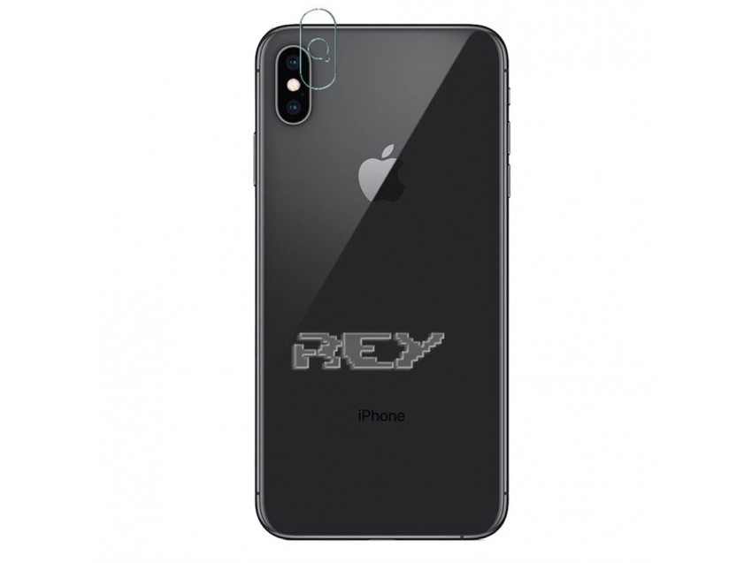 2x Protector Lente para IPHONE X, Plástico Laminado