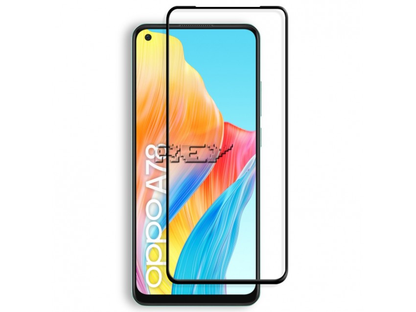 Protector Pantalla OPPO A78 4G Cristal Templado 3D Negro
