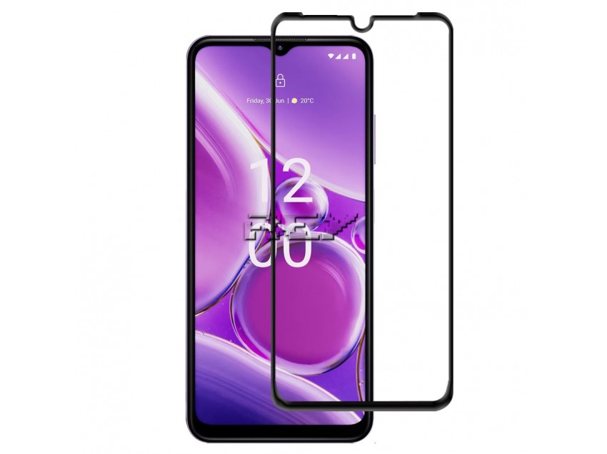 Protector Pantalla NOKIA C32 Cristal Templado 3D Negro