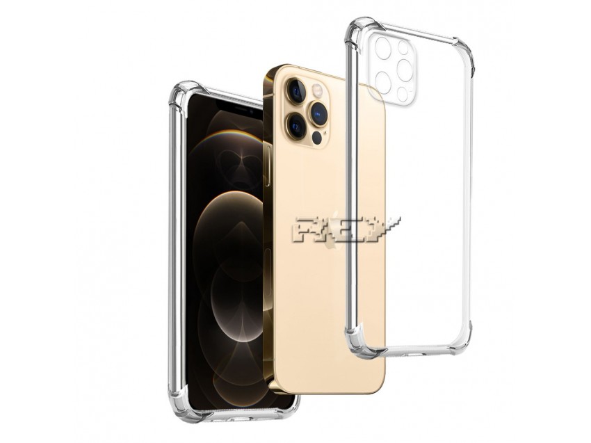 Funda Anti-Shock iPhone 12 Pro (6,1") Silicona Esquinas Reforzadas