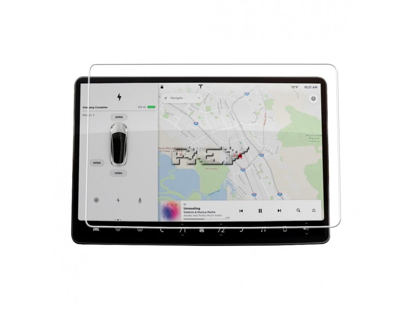 Protector Pantalla GPS TESLA MODEL 3 2021 Cristal Templado