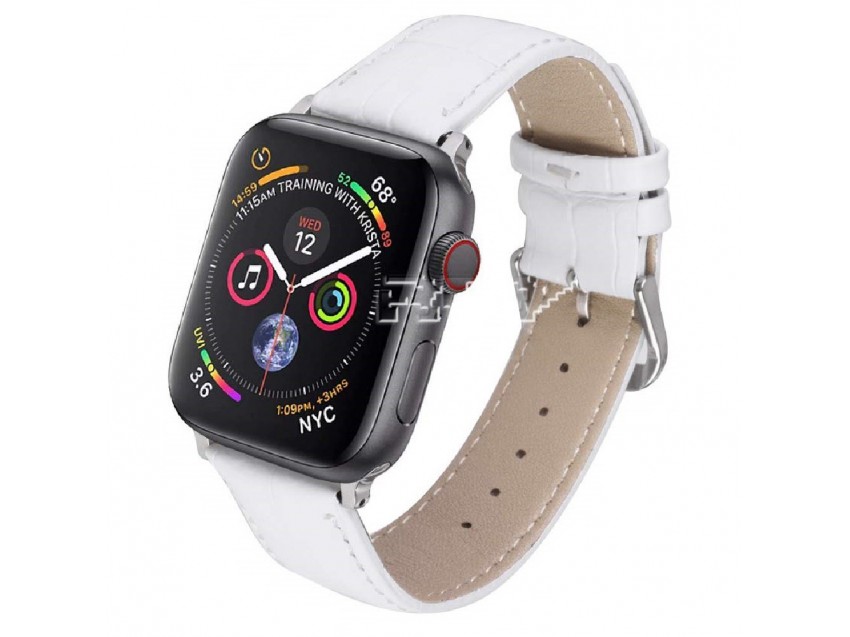 Correa Válida APPLE WATCH SERIES 5 44mm Ajustable Piel Blanca