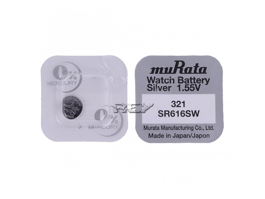 Pila Botón / Moneda Original MURATA 321 (sr616sw) 1,55 V