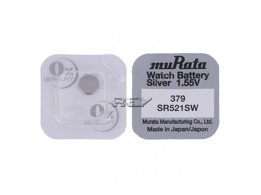 Pila Botón / Moneda Original MURATA 379 (sr521sw) 1,55 V