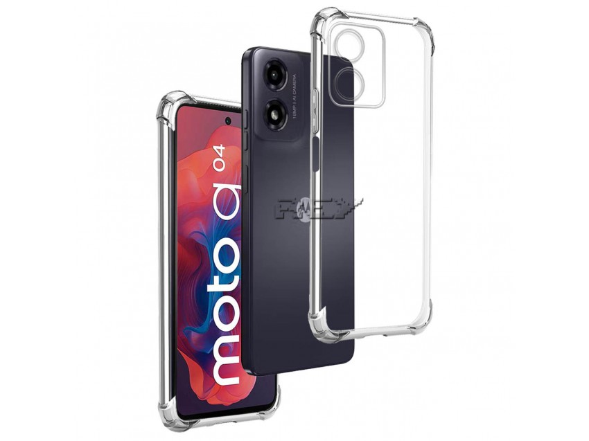 Funda Anti-Shock MOTOROLA MOTO G04 4G Silicona Esquinas Reforzadas