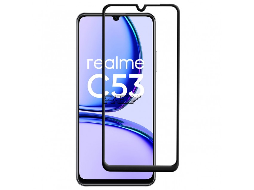 Protector Pantalla OPPO REALME C53 4G Cristal Templado 3D Negro