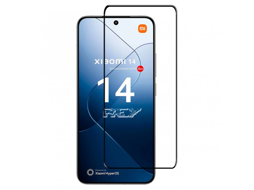 Protector Pantalla XIAOMI 14 5G Cristal Templado 3D Negro