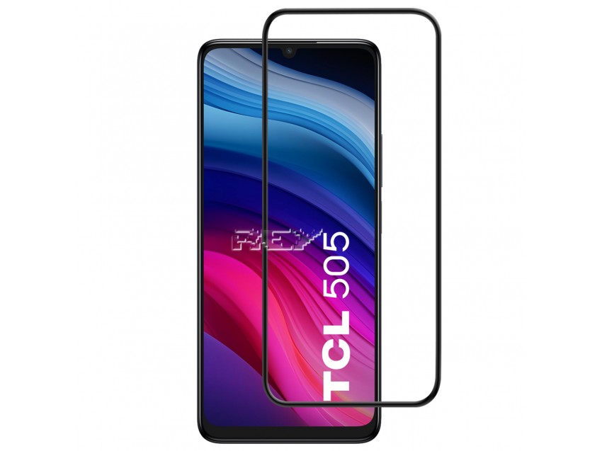 Protector Pantalla TCL 50 5G Cristal Templado 3D Negro