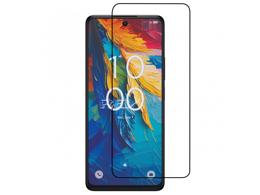 Protector Pantalla TCL 50 XL 5G Cristal Templado 3D Negro