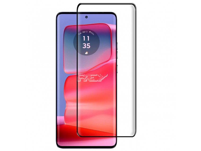 Protector Pantalla MOTOROLA EDGE 50 FUSION Cristal Templado 3D Negro