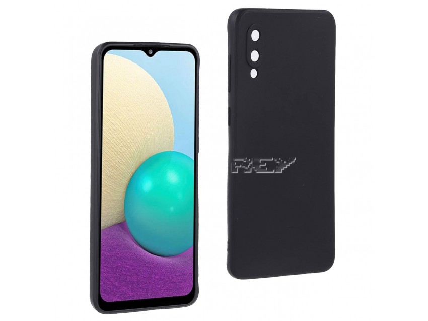 Funda Negra SAMSUNG GALAXY A02 Silicona
