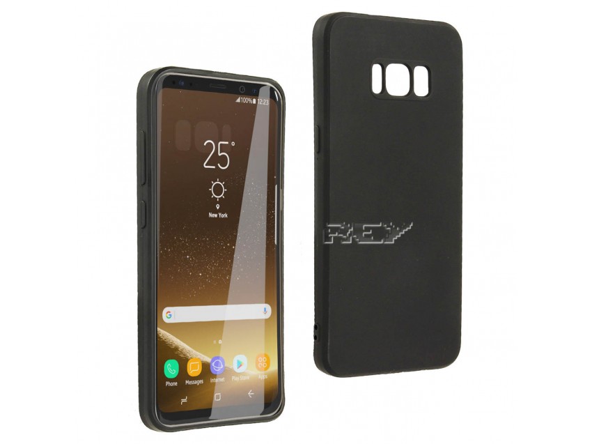 Funda Negra SAMSUNG GALAXY S8 PLUS Silicona