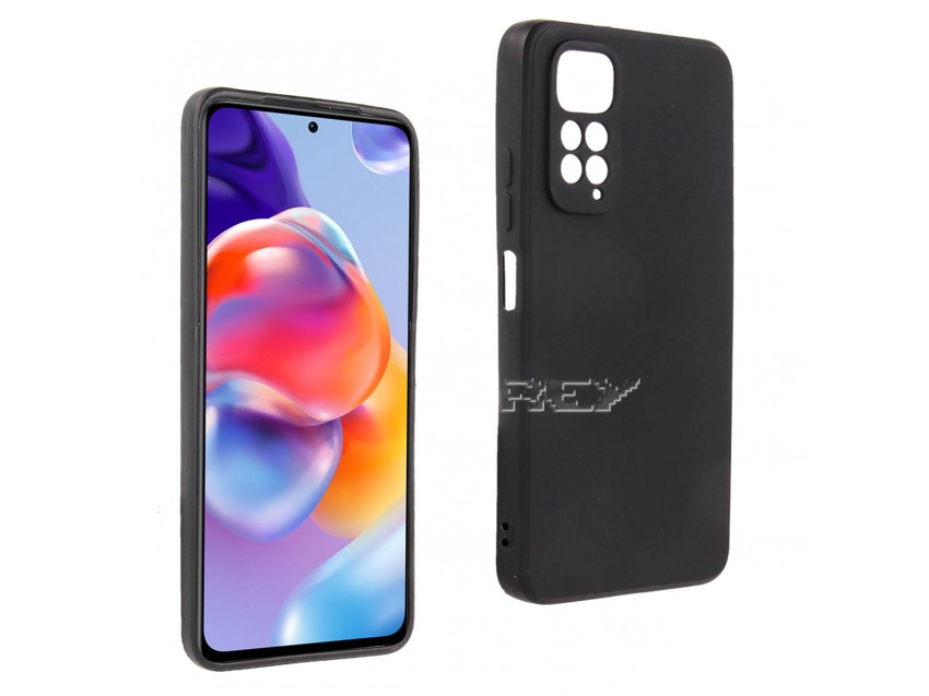 Funda Negra XIAOMI REDMI NOTE 11 4G Silicona