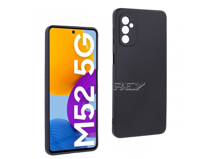 Funda Negra SAMSUNG GALAXY M52 5G Silicona