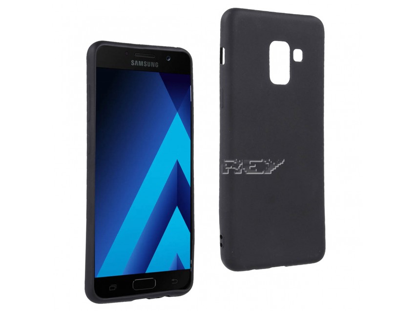 Funda Negra SAMSUNG GALAXY A5 2018 Silicona