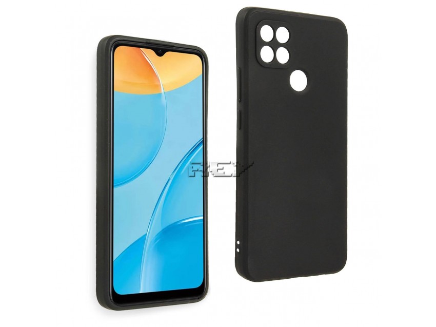 Funda Negra OPPO A15 Silicona