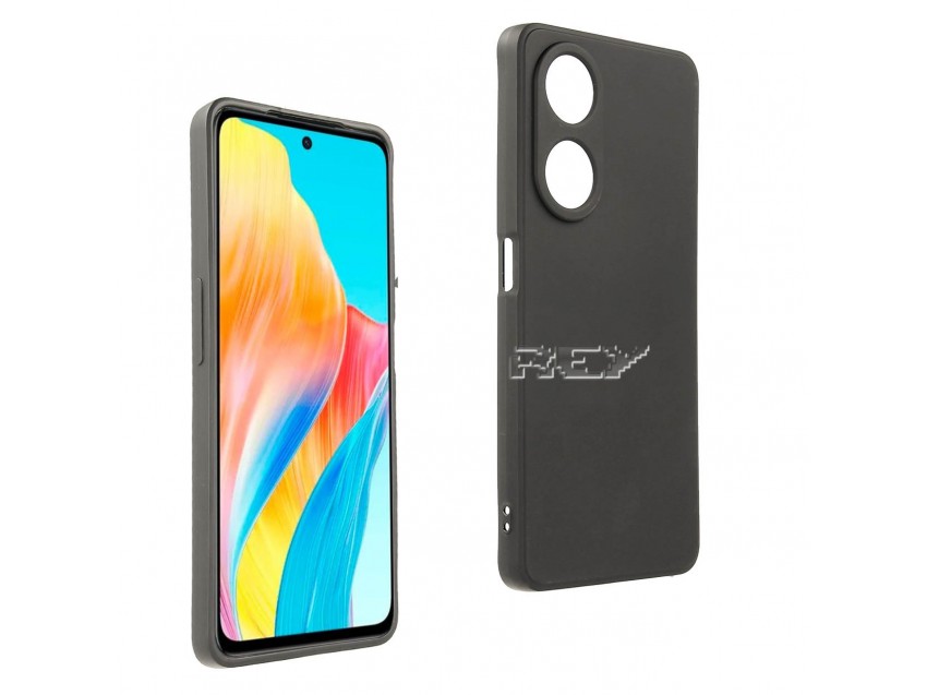 Funda Negra OPPO A98 5G Silicona