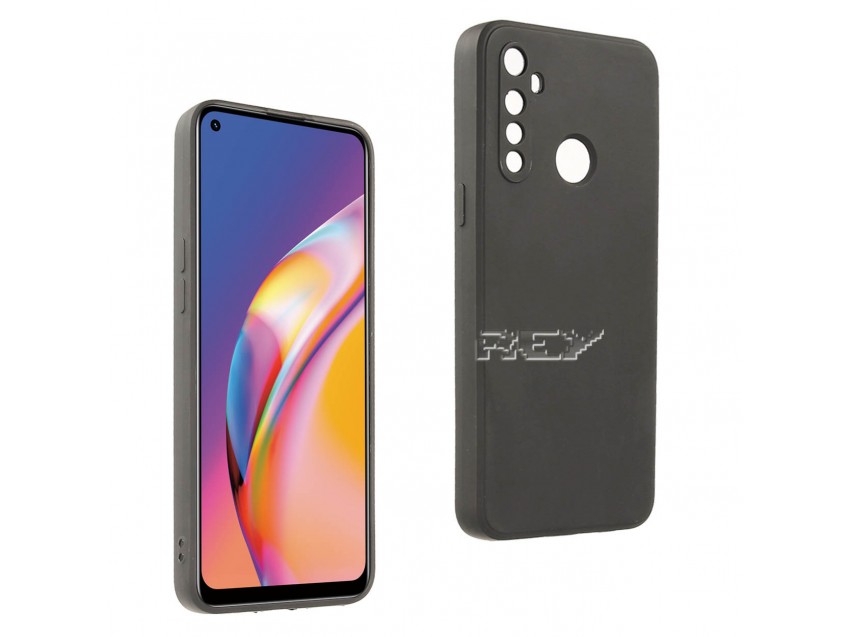 Funda Negra OPPO REALME 5s Silicona