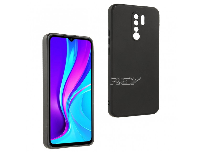 Funda Negra XIAOMI REDMI 9 Silicona