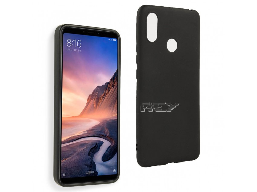 Funda Negra XIAOMI MI MAX 3 Silicona