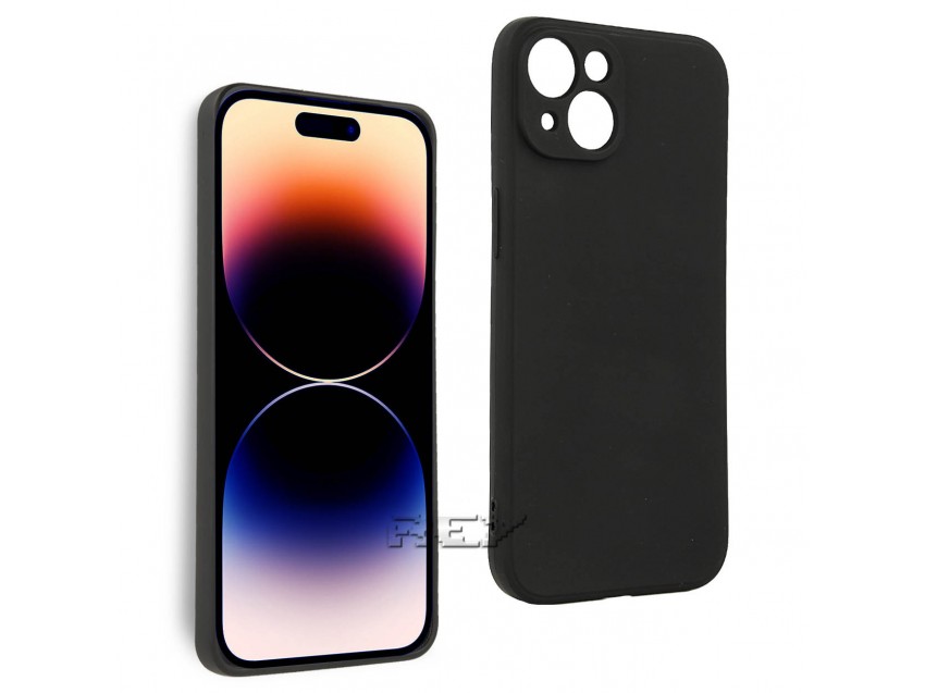 Funda Negra IPHONE 14 6,1" Silicona