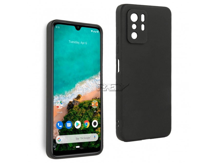 Funda Negra XIAOMI REDMI NOTE 10 PRO 5G Silicona