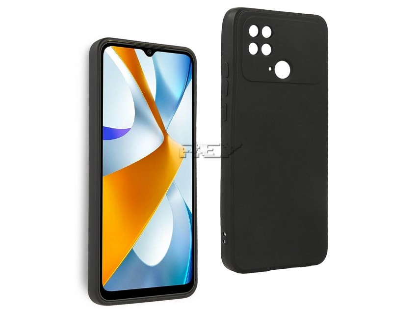 Funda Negra XIAOMI POCO C40 Silicona