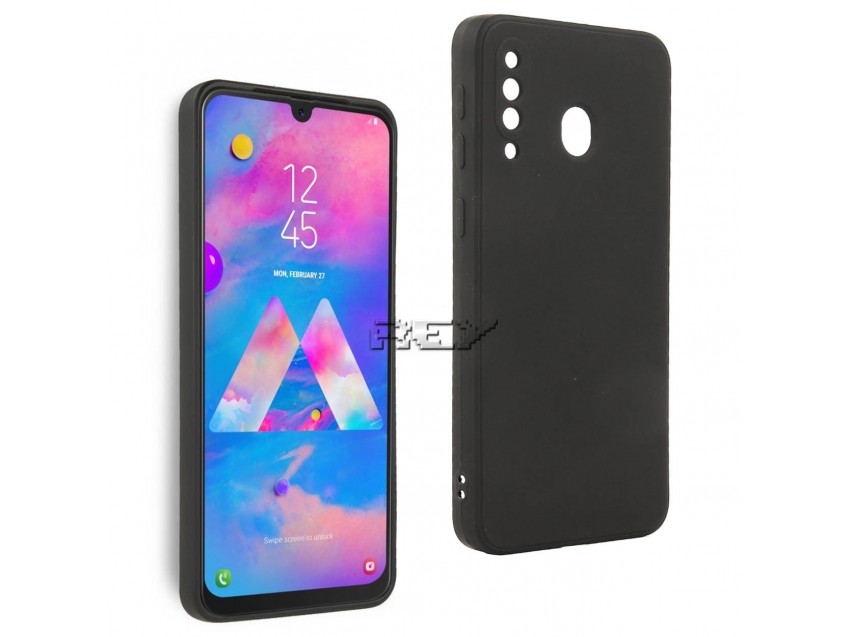 Funda Negra SAMSUNG GALAXY M30 Silicona