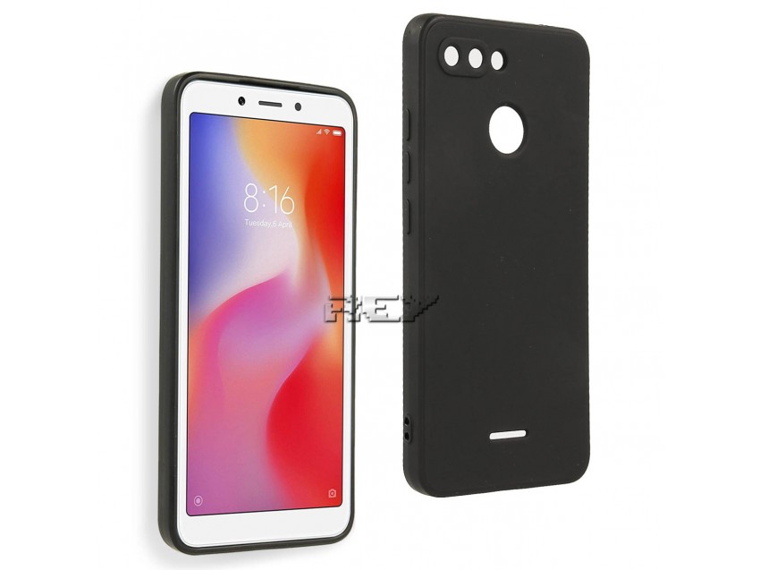 Funda Negra XIAOMI REDMI 6 Silicona