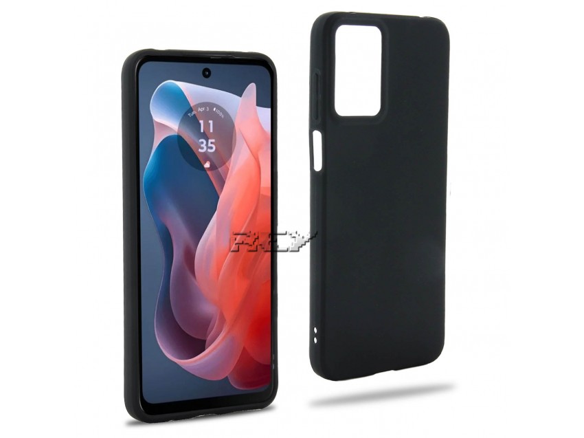 Funda Negra MOTOROLA MOTO G PLAY 2024 Silicona