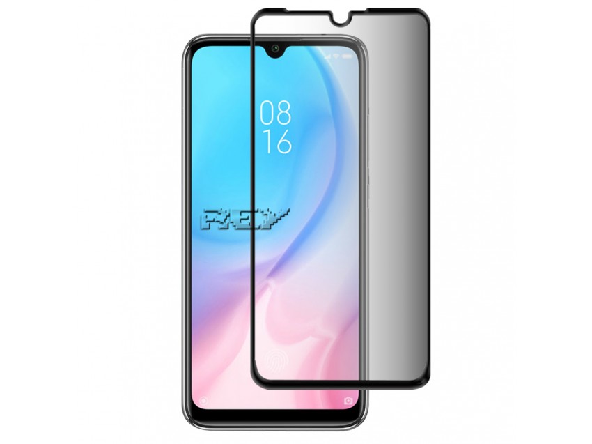 Protector Anti Espía Con Borde Negro XIAOMI CC9e Cristal Templado