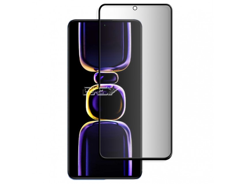 Protector Anti Espía Con Borde Negro XIAOMI REDMI K60E Cristal Templado