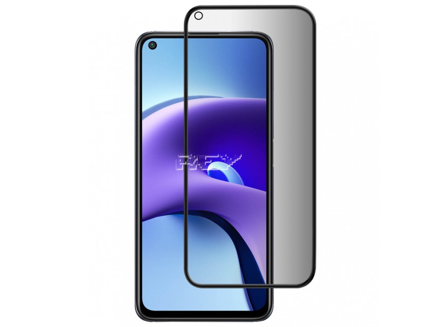 Protector Anti Espía Con Borde Negro XIAOMI REDMI NOTE 9T Cristal Templado